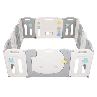 Barrière de sécurité bébé éléphant pliable pour tout-petit
