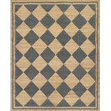 Erin Gates by Momeni Orchard Court Blue Hand Woven Wool and Jute Area Rug 5' X 8'