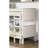 Rustic Twin Bunk Bed Split Into Two And Pine Construction, White