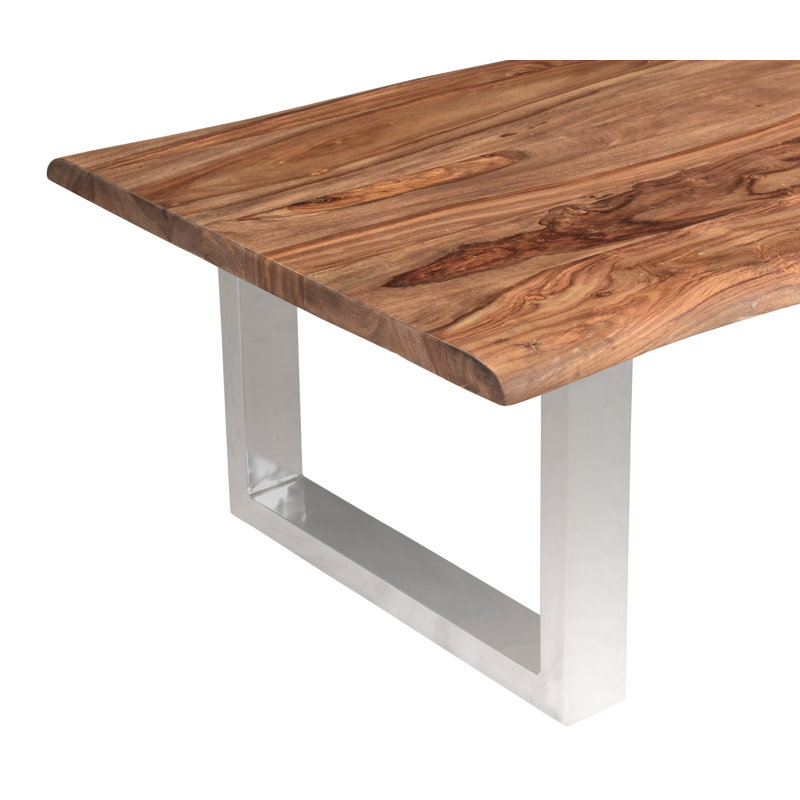 Solid Wood Top Coffee Table