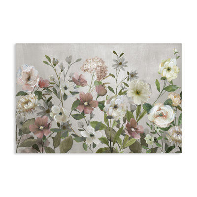 Garden Meadow Arrangement Canvas, design by Nan