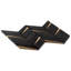 Vara Polished Marble And Brass Mosaic-640500535