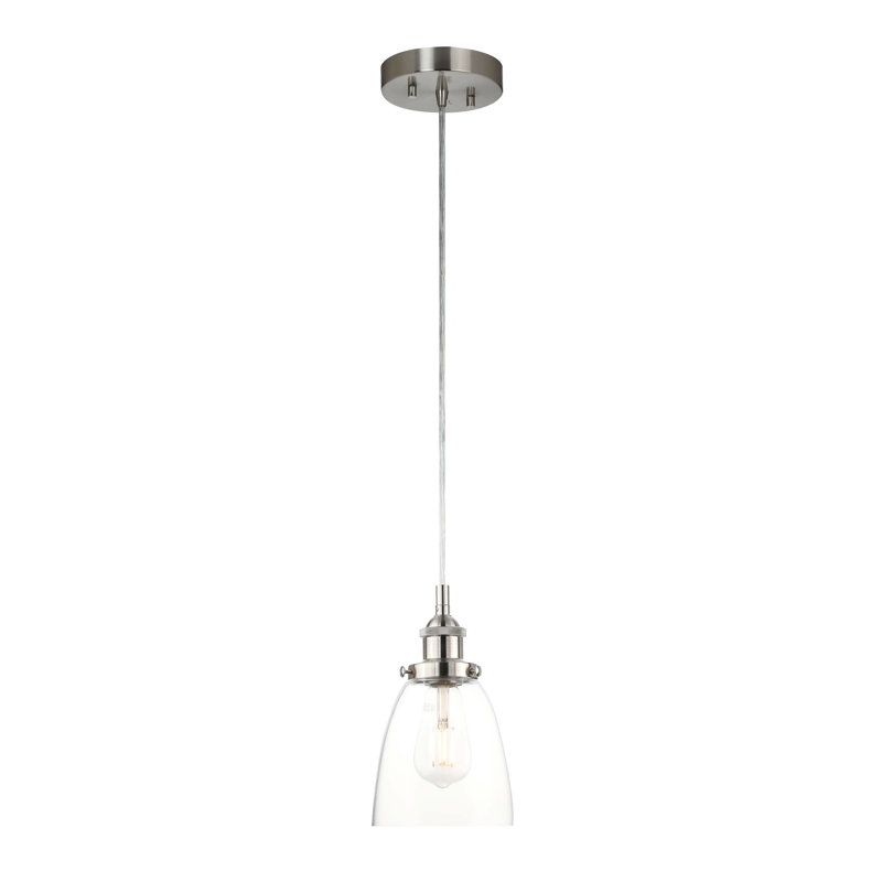 Mini-luminaire suspendu en verre 1 lumière
