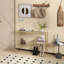 Versatile Console Table for Behind Sofa, Narrow Entryway, Ideal for Displaying Decorations, Plants, and More.