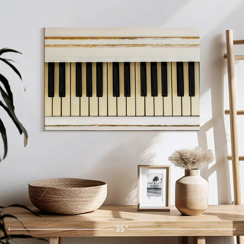 Abarca Old Piano, 16" H x 24" W