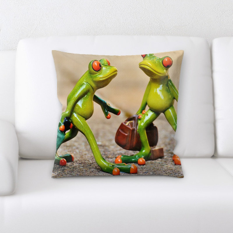 Coussin de grenouilles