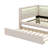 Full Size Fully Upholstered Platform Bed With USB Connectivity, LED Lighting, And Trundle Bed-162050127