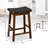 Nenia Counter Stool with Solid Wood Frame