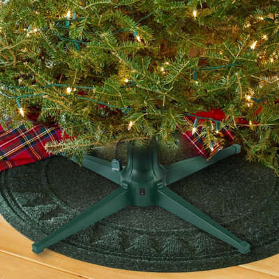 Home Heritage 1-1.5 Inch Artificial Christmas Tree Rotating Metal Stand