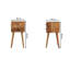 Ternes 30cm W Solid Wood Bedside Table