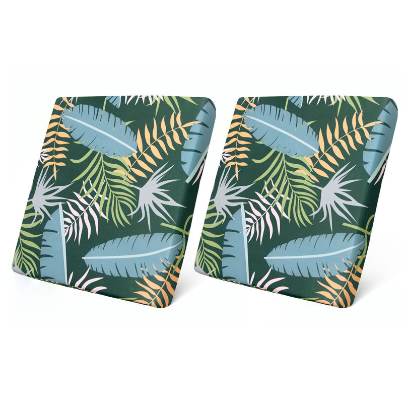 Patio Stretch Cushion Covers, Washable Elastic Bottom Outdoor Couch Slipcovers, Replacement Furniture Protector for Sofa Chair Seat