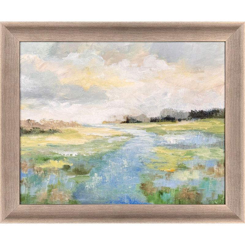 Winding Stream Framed Art