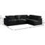 Burrows Upholstered L-Shaped Sectional Reversible-58627300