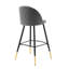 Ensemble de 2 tabourets de bar en velours Cordial Performance-795578495