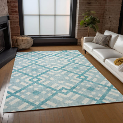 Tapis intérieur / extérieur Loreen avec envers antidérapant