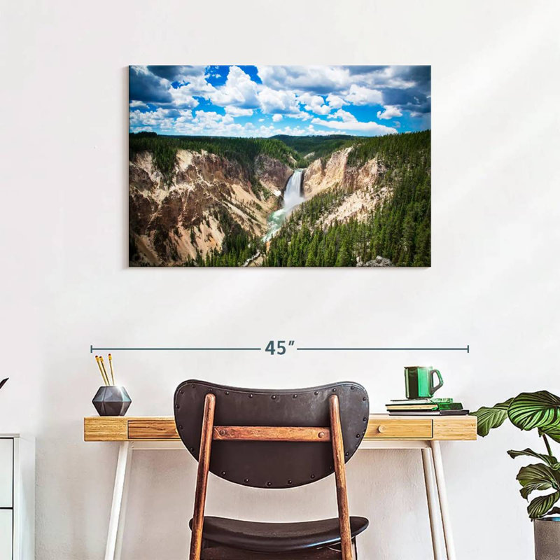Alvord Yellowstone Lower Falls, H 24 po x l 36 po