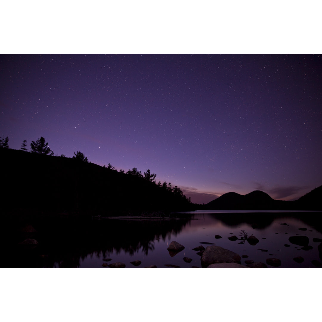 Jordan Pond In Acadia National Park - Wrapped Canvas Print