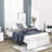 Urita Twin Size Platform Bed with Headboard-50916474