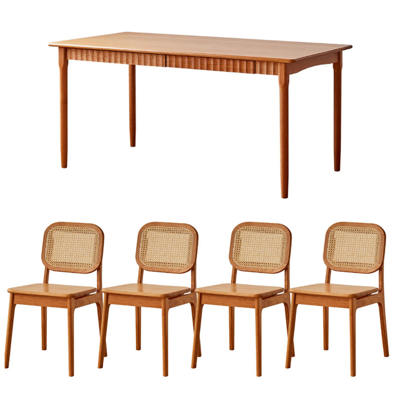 Ensemble de table de salle à manger Simple, H 29,52 po x L 62,99 po x l 33,46 po