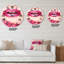 Gros plan sur Golden Woman Lips II - horloge murale moderne-60280068-93602115