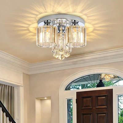 Farmhouse Glass Chandelier