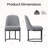 Modern Upholstered Metal Frame Side Dining Chair-1042027744