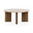 Idella Travertine Round Coffee Table