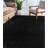 Feather Talisha Black Area Rug-232157849