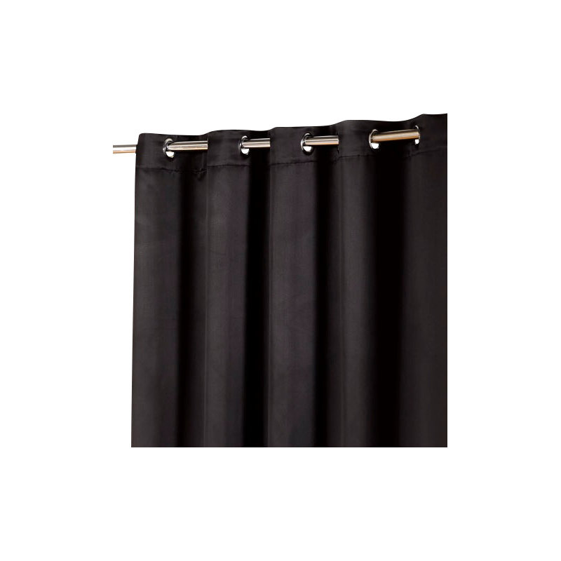 Lloyd Harbor Eyelet Blackout Thermal Curtains, Black, 117 W x 183 D cm