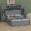 Lit en bois avec armoire-850540456