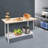 Work Table With Undershelf 48(D)*24(W)*33.46(H)In