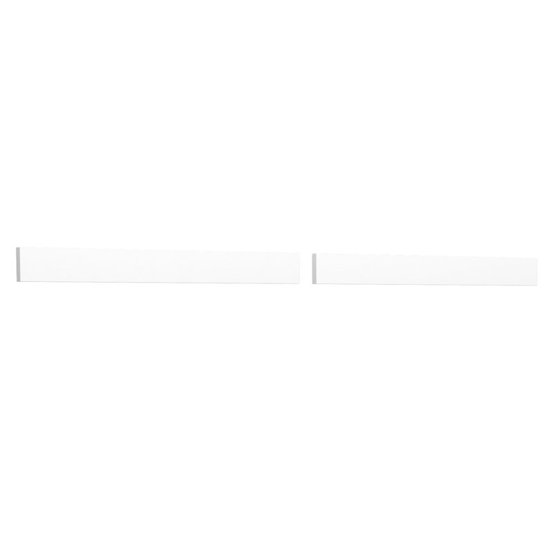 Dosseret de remplacement en marbre de Carrare de 60 pouces, Blanc