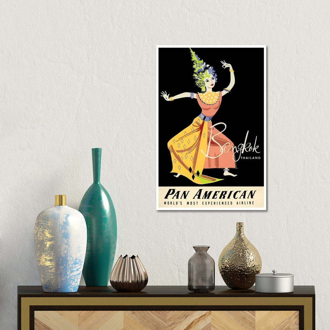 Bangkok, Thailand - Pan American by Unknown Artist - Gallery-Wrapped Canvas Giclée on Canvas