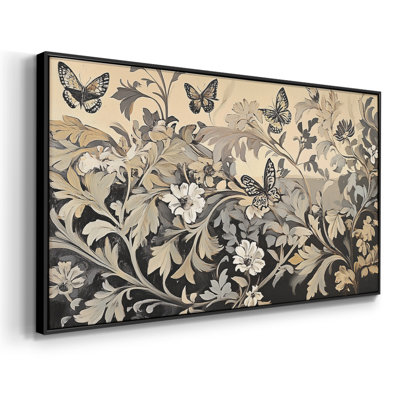 Botanical Series-C XXVI - Toile tendue avec châssis encadré - Prêt à être accroché
