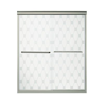 Finesse 59.63" x 70.08" Bypass Shower Door