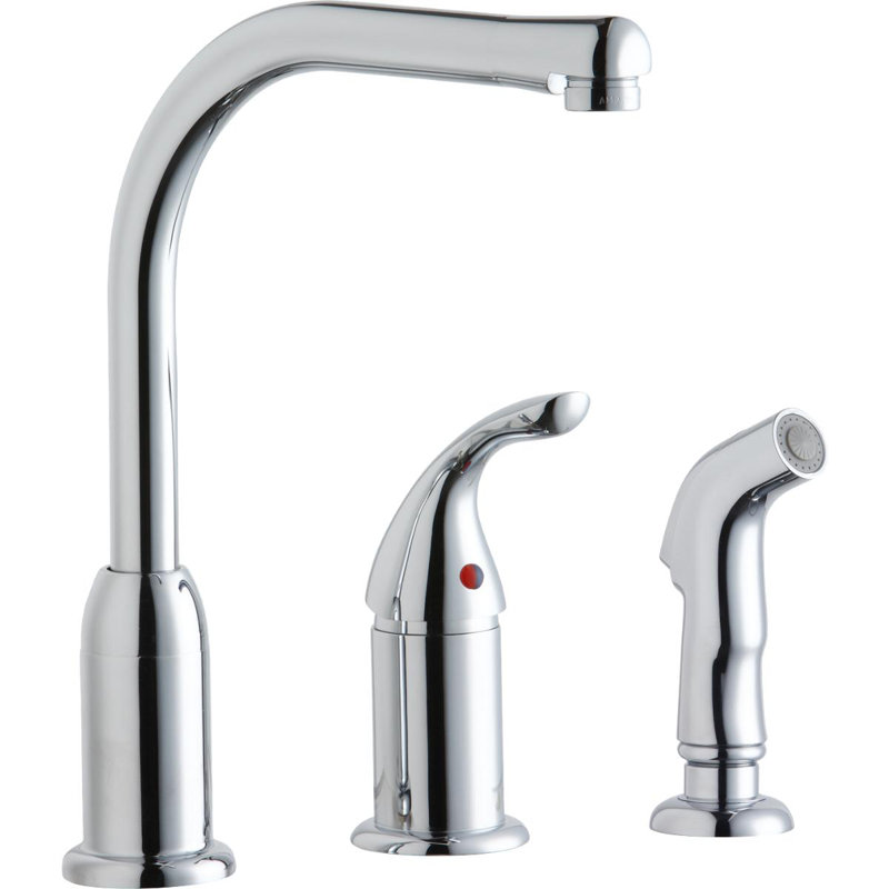Everyday Pull Down Single Handle Kitchen Faucet with Side Spray