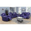 Fauteuil inclinable standard en similicuir de 82 po de large Keayon-384556765