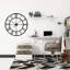 Deneem Minimalist Slim Iron Home Office Wall Clock-198674765-198674767