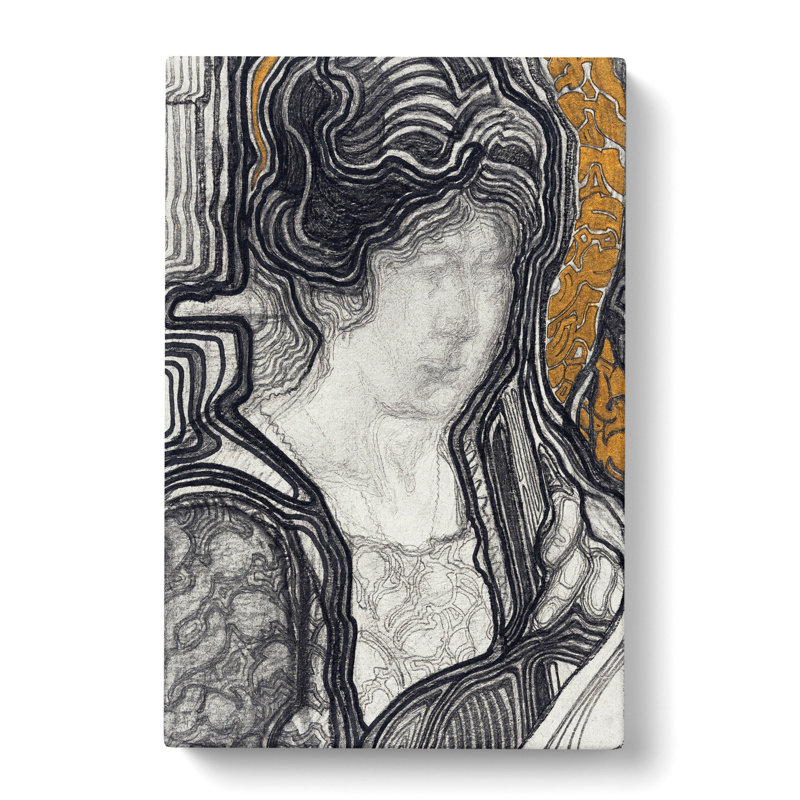 Woman Playing Cello by Reijer Stolk - Wrapped Canvas Painting, 76cm H x 50cm W x 3cm D