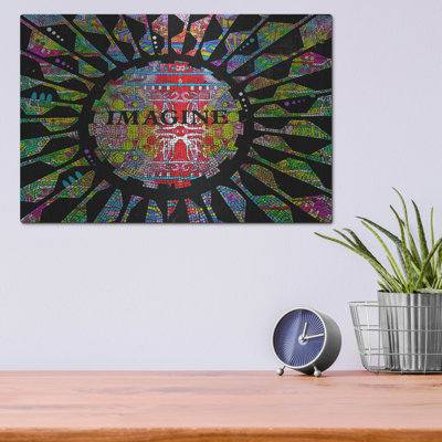 Red Barrel Studio® 'Imagine' by Dean Russo Metal Wall Art
