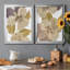 «Neutral Pansy I», ensemble de 2 impressions sur toile encadrées-533357212-533357213