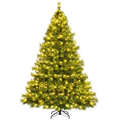 Lighted Pine Christmas Tree