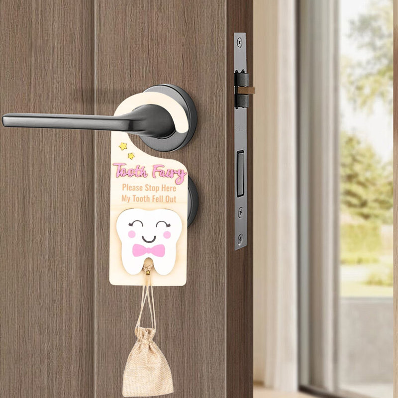 Sac porte-dent en bois pour enfant