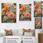 «Pyala Orange Pink Succulents Flowers III», reproduction sur toile-1942006026-1942006073