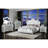 AURELIA SILVER QUEEN BED WITH LED