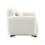 Fauteuil d'appoint Boucle avec 1 coussin décoratif
