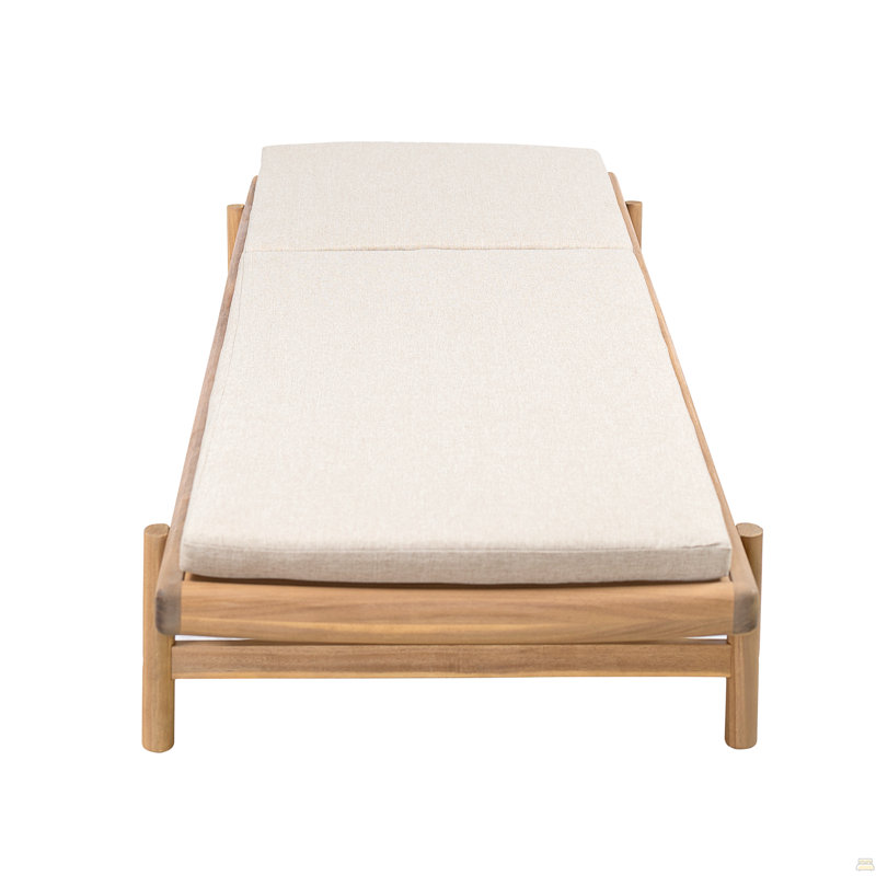 Chaise longue avec coussin Mallacia