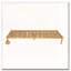 Chaise longue d'extérieur avec roulettes