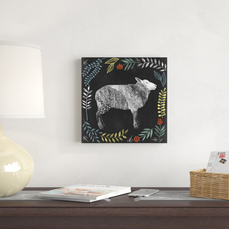 Tableau noir ferme III, H 12 po x l 12 po x P 1,25 po