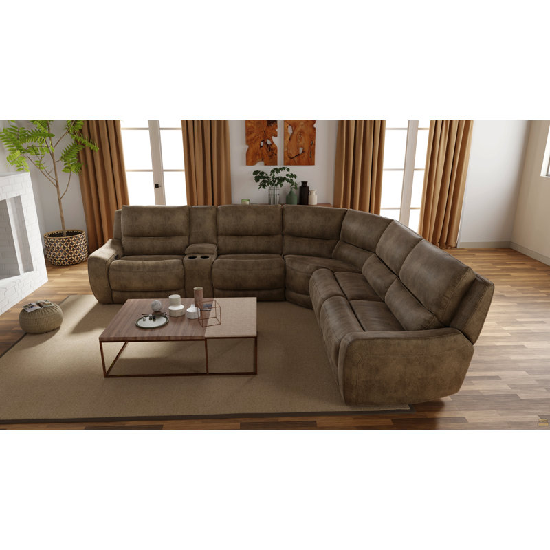 Canapé modulaire inclinable électrique 6 pièces Performance